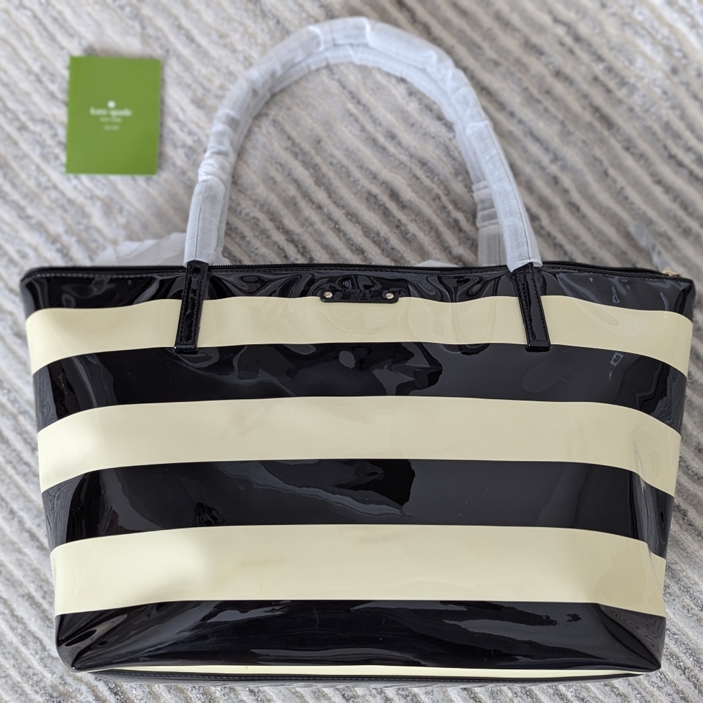 Kate Spade Penn Valley Sophie Tote, Black and Cream
